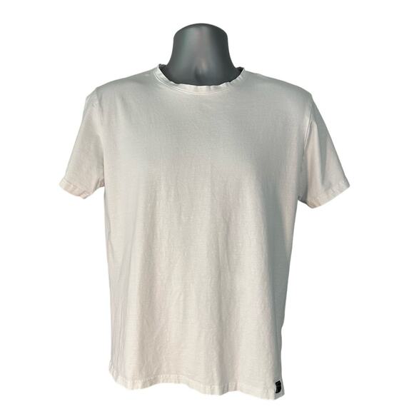 Tailored Recreation White Basic Short Sleeve Crew Neck T-Shirt, Size M - Picture 1 of 7